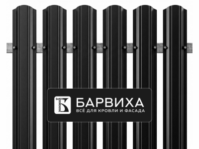 Штакетник ПРЕСТИЖ ПОЛУКРУГЛЫЙ 